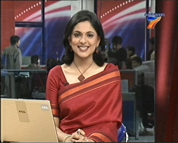 Who is the most beautiful news anchor on Indian television?